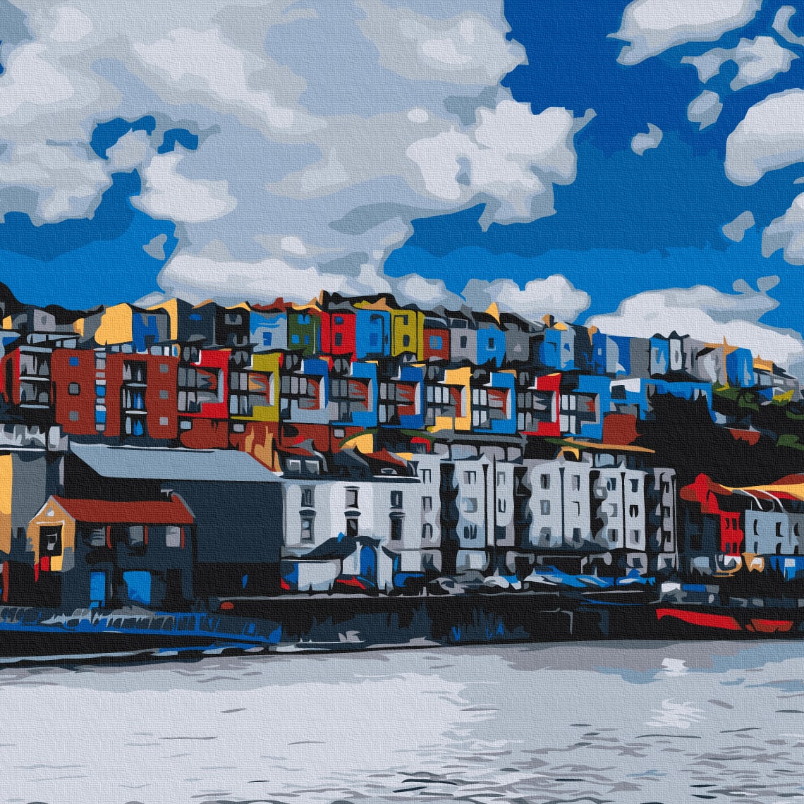 Bristol Harbour Painting by Numbers Set