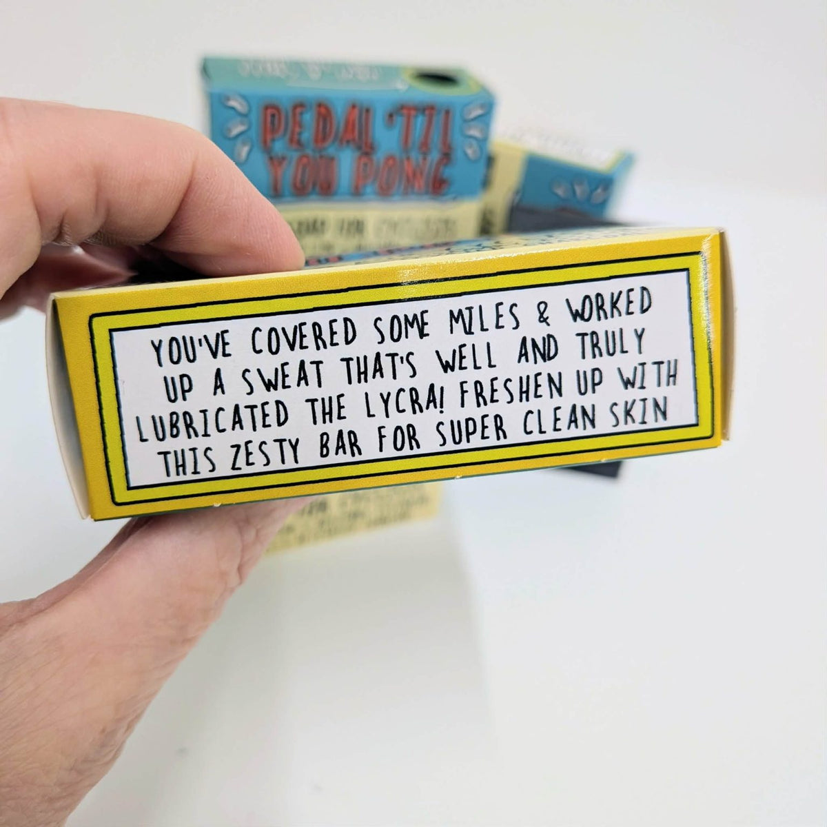 PEDAL TILL YOU PONG ROSEMARY, LIME AND CHARCOAL SOAP BAR