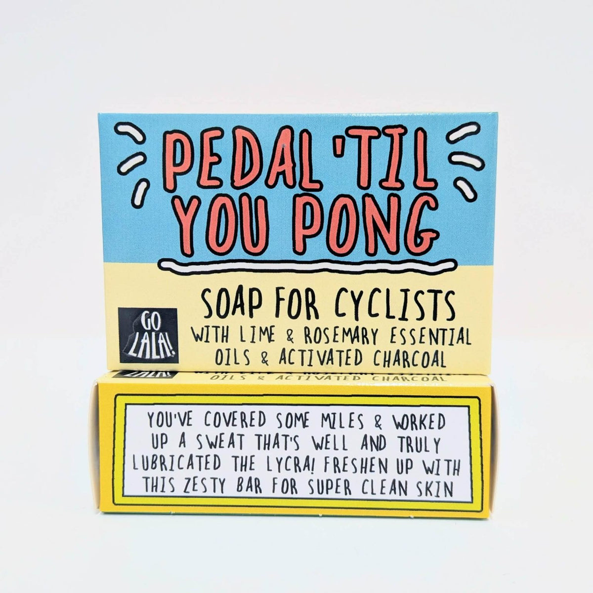 PEDAL TILL YOU PONG ROSEMARY, LIME AND CHARCOAL SOAP BAR
